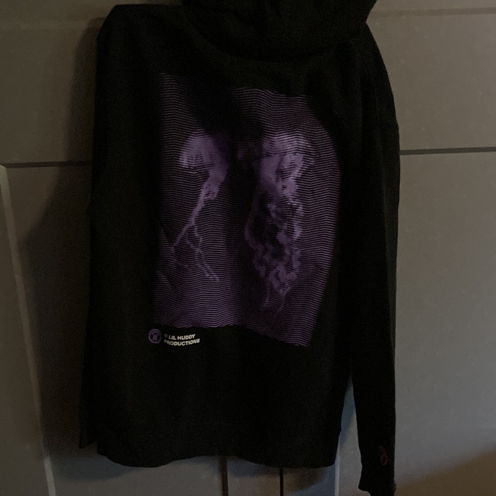 lil huddy merch jelly fish on the back - Picture 2 of 3
